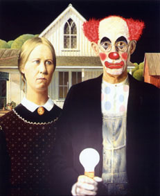 To: Americana Absurdum - image derived from Grant Wood's American Gothic